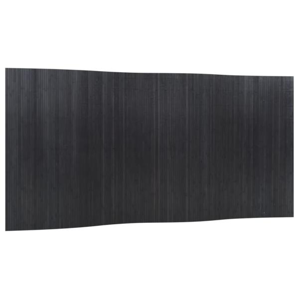 Paravent Grau Breite 400 cm Höhe 165 cm Bambus