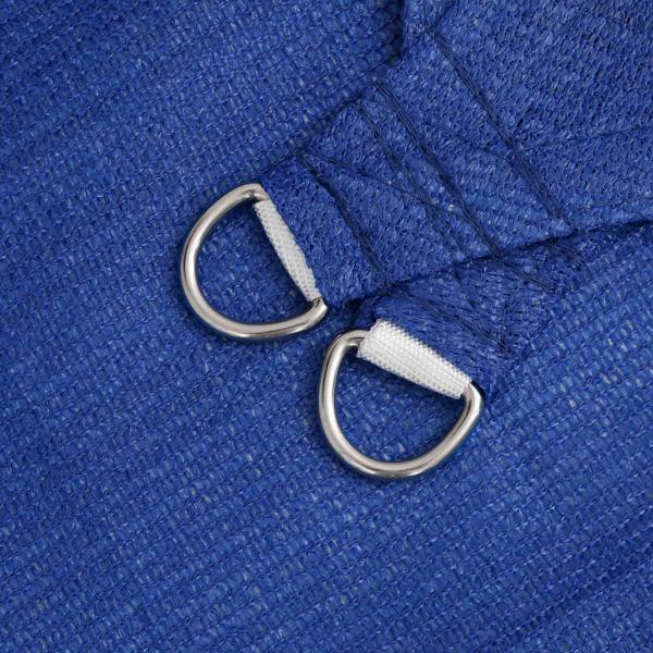 Sonnensegel 160 g/m² Trapezform Blau 3/4x3 m HDPE