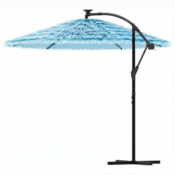 Sonnenschirm mit Stahlmast Blau 269x269x235 cm