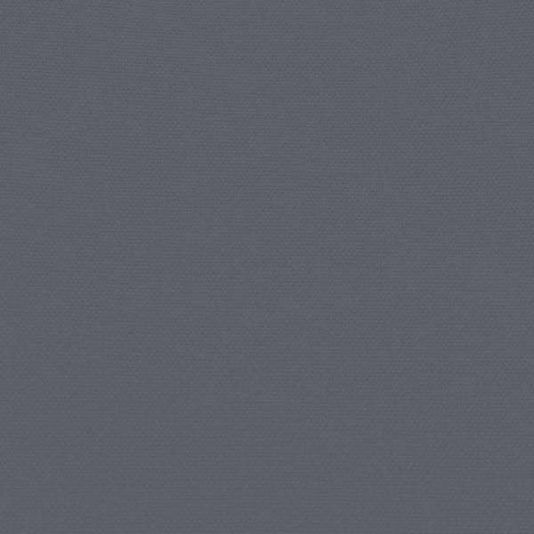 Gartenbank mit Kissen Schwarz Aluminium