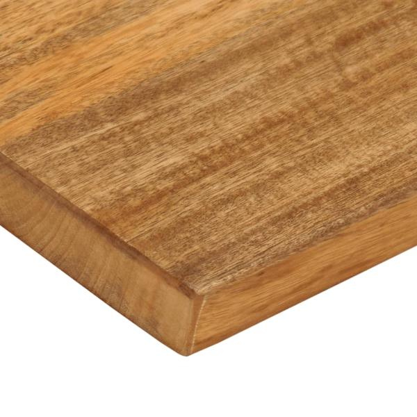 Tischplatte mit Baumkante 80x20x2,5 cm Massivholz Mango