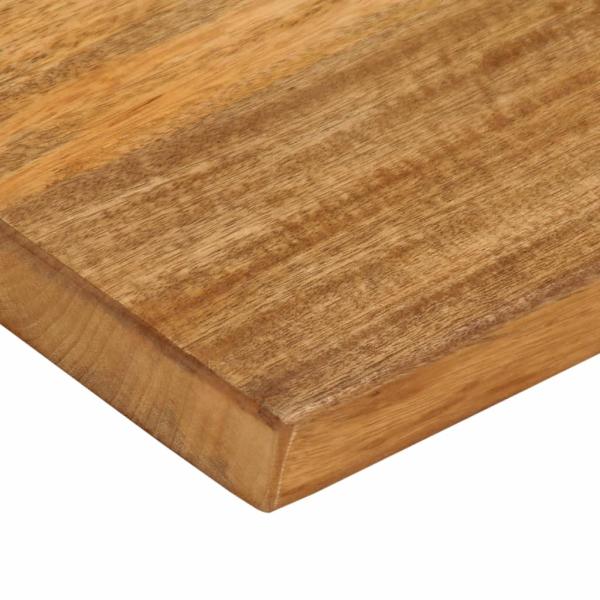 Tischplatte mit Baumkante 100x40x2,5 cm Massivholz Mango