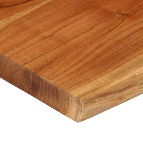 Tischplatte 80x80x3,8 cm Rechteckig Massivholz Akazie Baumkante