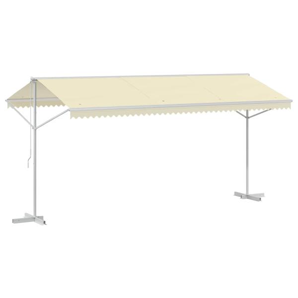Freistehende Markise 500x300 cm Creme