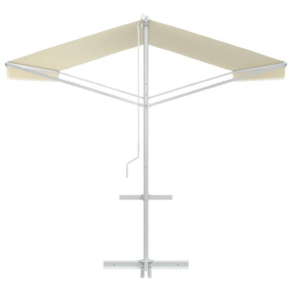 Freistehende Markise 500x300 cm Creme