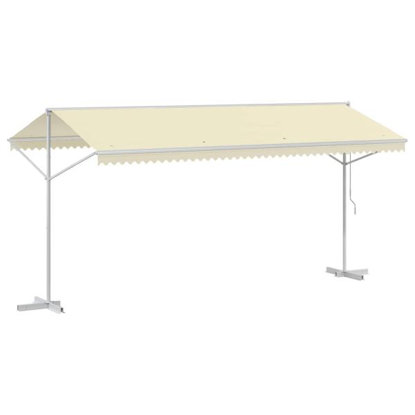 Freistehende Markise 500x300 cm Creme