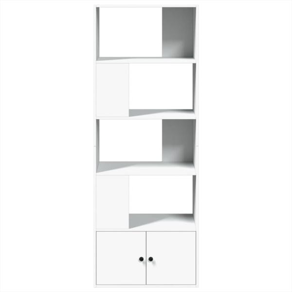 B?cherregal Wei? 70x36x189 cm Holzwerkstoff