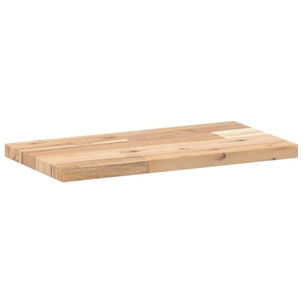 Schweberegal 60x20x2 cm Massivholz Akazie Unbehandelt