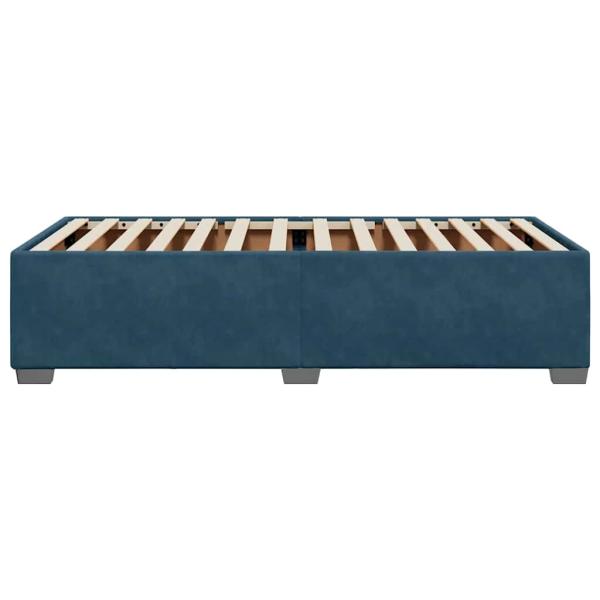 Bettgestell Blau 80x200 cm Samt
