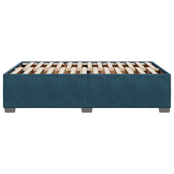 Bettgestell Blau 120x190 cm Samt