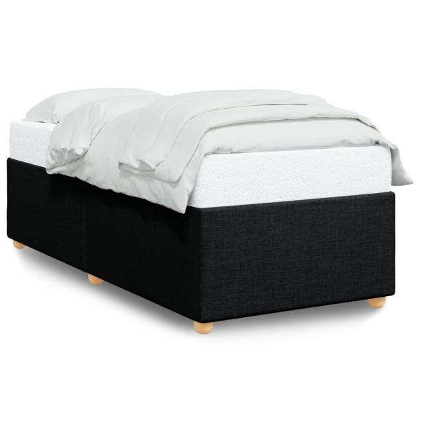 Bettgestell ohne Matratze Schwarz 80x200 cm Stoff