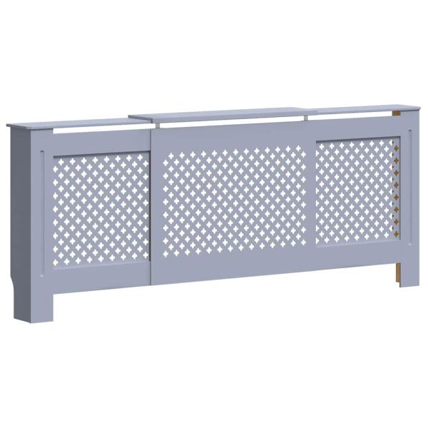 MDF Heizkörperverkleidung Grau 205 cm