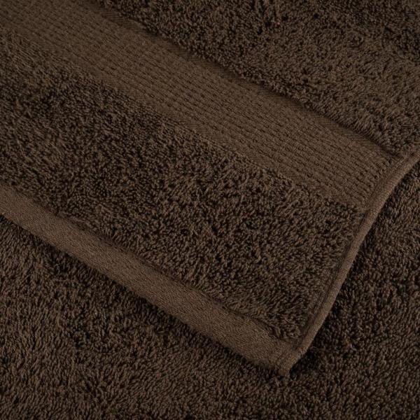Premium Handtücher SOLUND 10 Stk. Braun 100x200 cm 600 g/m²