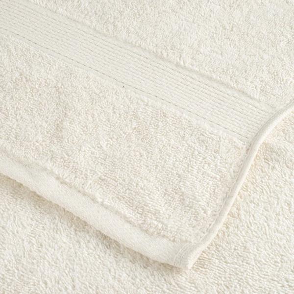 Premium-Handtücher SOLUND 2 Stk. Cremeweiß 50x100 cm 600 g/m²