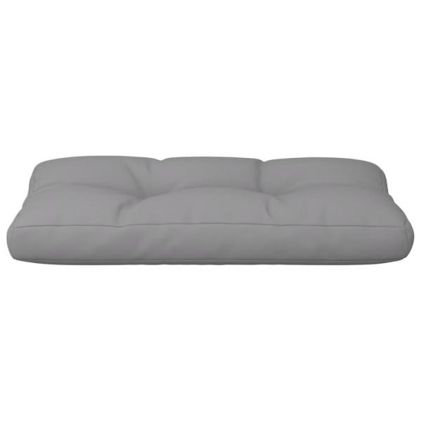 Palettenkissen Grau 70x40x12 cm Stoff