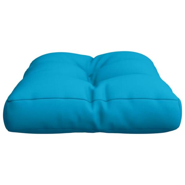 Palettenkissen Hellblau 60x40x12 cm Stoff