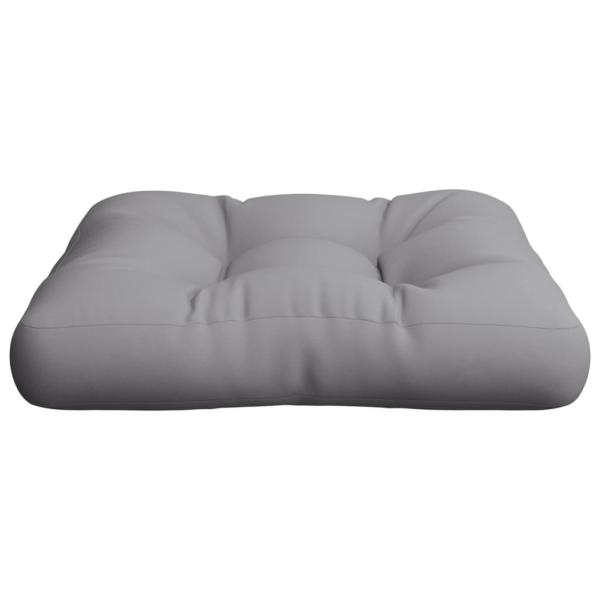 Palettenkissen Grau 50x50x12 cm Stoff