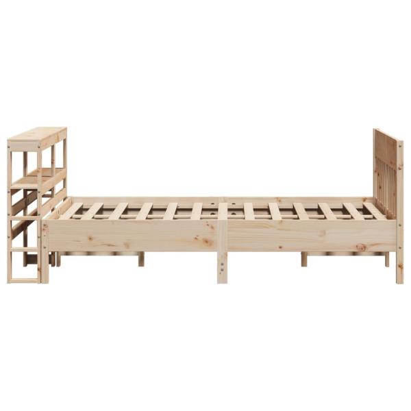 Massivholzbett ohne Matratze 160x200 cm Kiefernholz