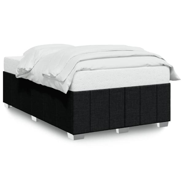 Bettgestell ohne Matratze Schwarz 120x190 cm Stoff