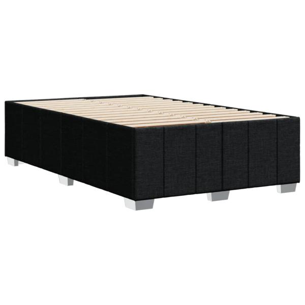 Bettgestell ohne Matratze Schwarz 120x190 cm Stoff