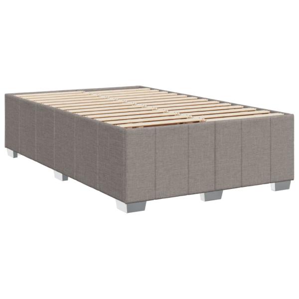 Bettgestell ohne Matratze Taupe 120x190 cm Stoff