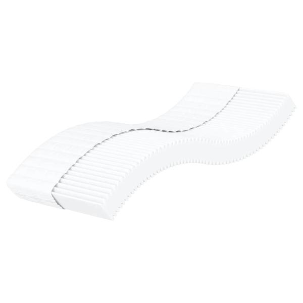 ARDEBO.de - Schaumstoffmatratze Weiß 90x220 cm Härtegrad H2 H3