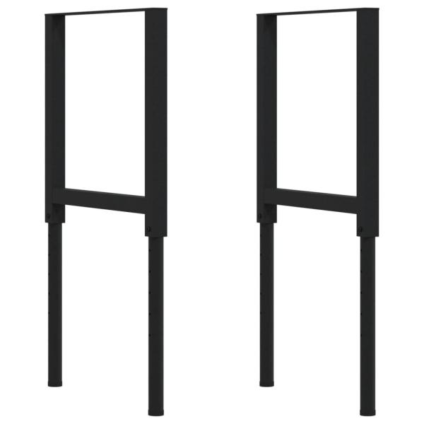 Werkbank 80x60x(73-99,5) cm Massivholz Akazie Rechteckig