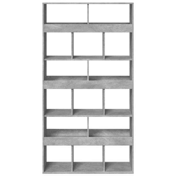Raumteiler Betongrau 100x33x187,5 cm Holzwerkstoff