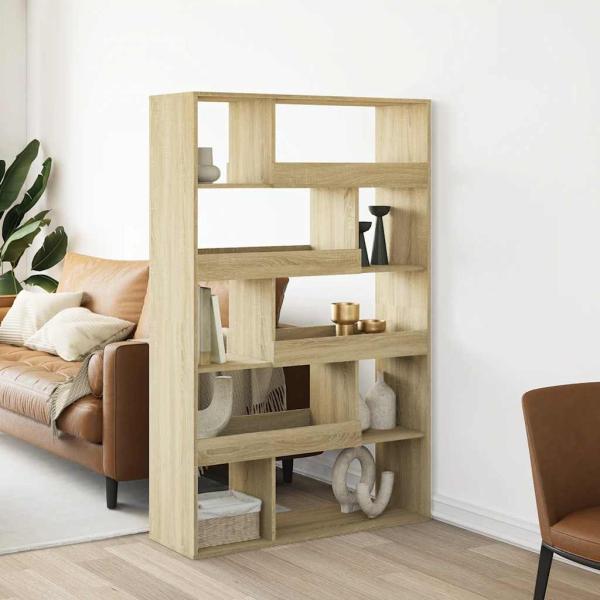 ARDEBO.de - B?cherregal Sonoma-Eiche 100x33x156,5 cm Holzwerkstoff