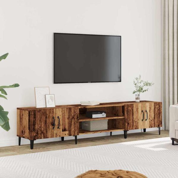 ARDEBO.de - TV-Schrank Altholz-Optik 180x31,5x40 cm Holzwerkstoff