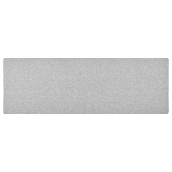ARDEBO.de - Teppichläufer Hellgrau 50x150 cm