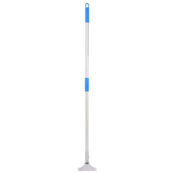 Wasserschieber mit Stiel 45x122,5 cm Stahl und Gummi