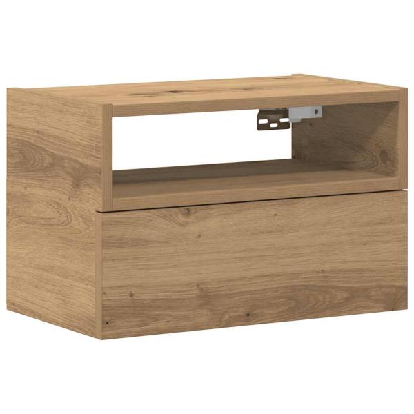 Wand-Nachttisch Artisan-Eiche 45x26x28,5 cm