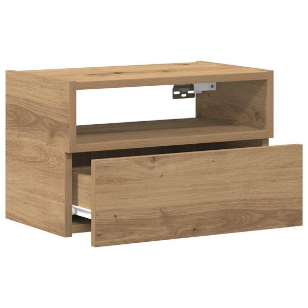 Wand-Nachttisch Artisan-Eiche 45x26x28,5 cm