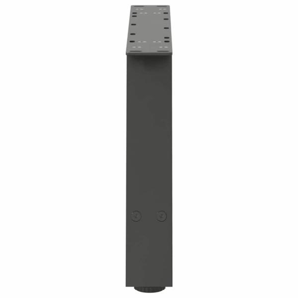 Couchtischbeine A-Form 2 Stk. Anthrazit 60x(30-31) cm Stahl
