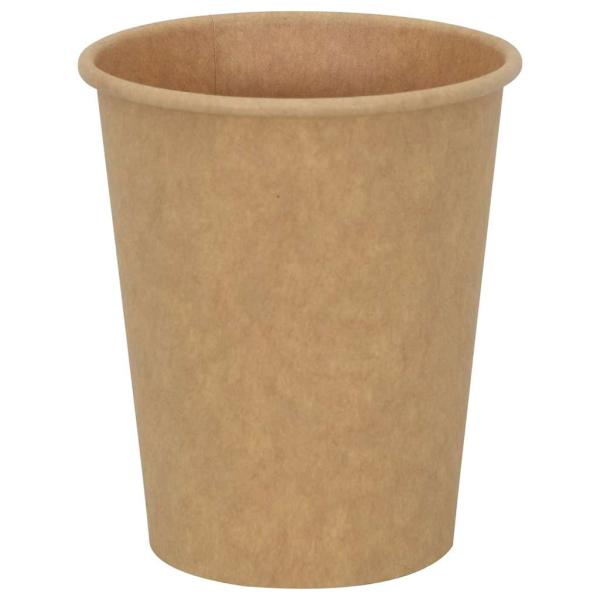 Pappbecher 1000 Stk. 8oz 200ml Braun
