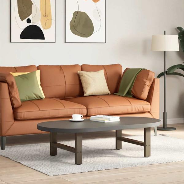 ARDEBO.de - Couchtischbeine Naturstahl 2 Stk. 70x(30-31) cm Stahl