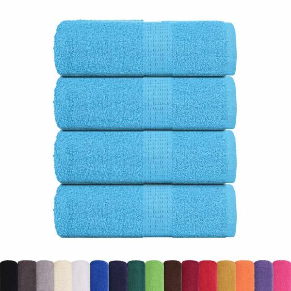Gästetücher FROGN 4 Stk. Türkis 30x50 cm 360 g/m²