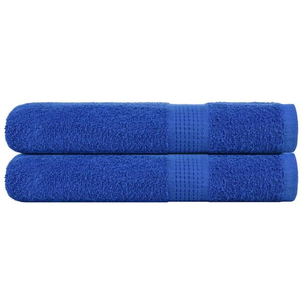 ARDEBO.de - Saunatücher FROGN 2 Stk. Blau 80x200 cm 360 g/m²