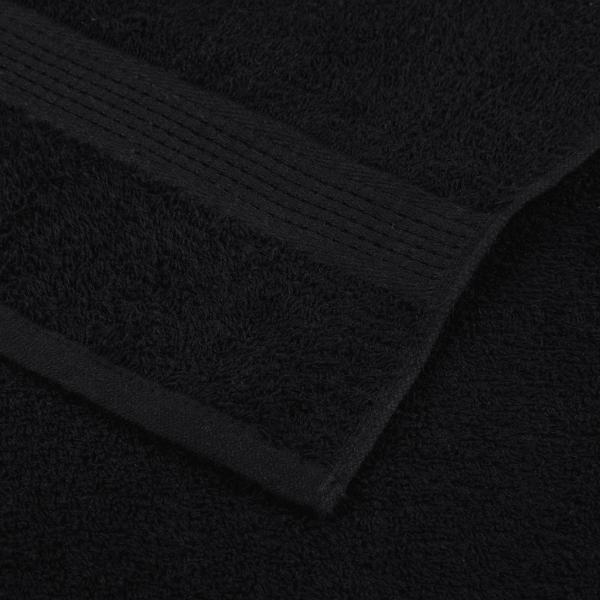 Badetücher FROGN 10 Stk. Schwarz 100x150 cm 360 g/m²