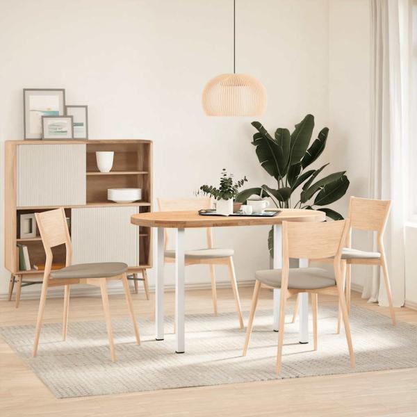 ARDEBO.de - Konsolentischbeine 4 Stk. Weiß 72-74 cm Stahl