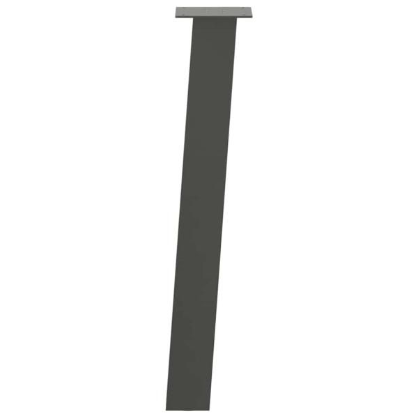 Konsolentischbeine 4 Stk. Anthrazit 72 cm Stahl
