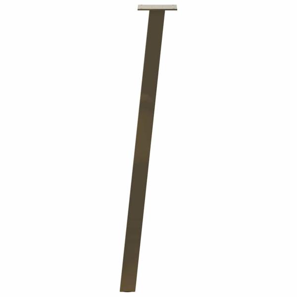 Konsolentischbeine 4 Stk. Naturstahl 72 cm Stahl