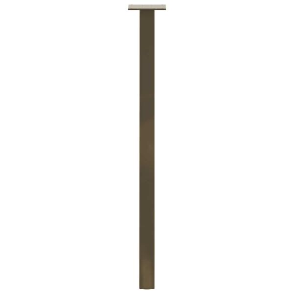 Konsolentischbeine 4 Stk. Naturstahl 72 cm Stahl