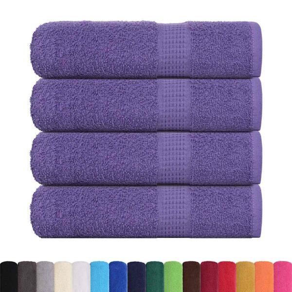 Duschtücher FROGN 4 Stk. Lila 70x140 cm 360 g/m²