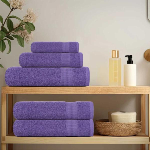Handtücher FROGN 10 Stk. Lila 50x100 cm 360 g/m²