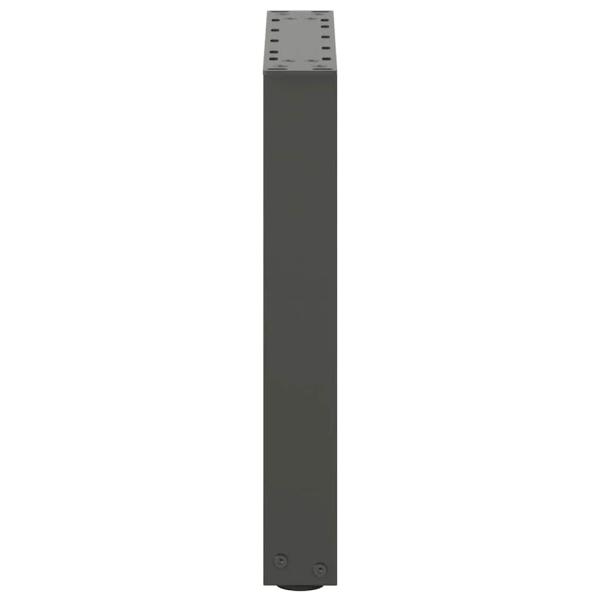 Couchtischbeine U-Form 2 Stk. Anthrazit 38x(42-43) cm Stahl