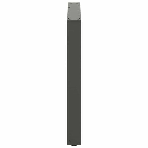 Esstischbeine U-Form 2 Stk. Anthrazit 90x(72-73) cm Stahl