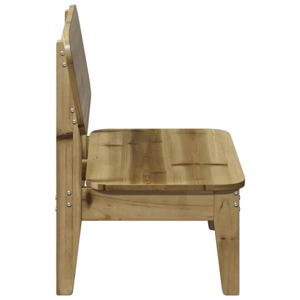 Gartenst?hle 2 Stk. 60x52,5x72 cm Kiefernholz Impr?gniert