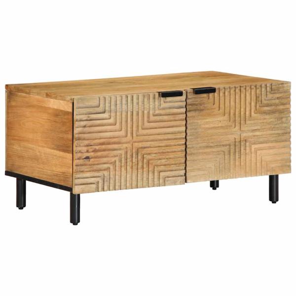 ARDEBO.de - Couchtisch Braun 80x50x40 cm Massivholz Mango